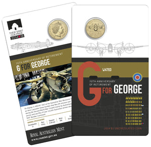 2014 $1 70th Anniversary of G for George Uncirculated Coin