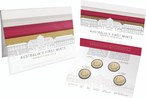 2016 $1 Australia's First Mints Uncirculated 4 Coin Set