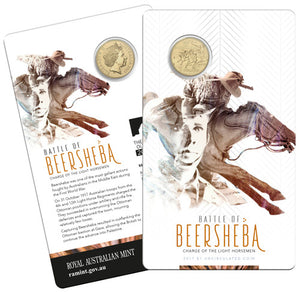 2017 $1 Battle of Beersheba Charge of The Light Horsemen Uncirculated Coin