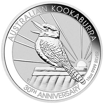 2020 30th Anniversary Kookaburra 10oz Silver Bullion Coin