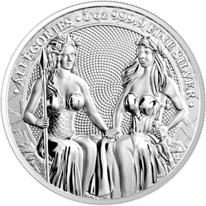 2021 Allegories: Austria & Germania 1oz Silver Coin