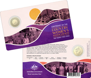 2022 $1 Centenary of The Country Women's Association Uncirculated Coin