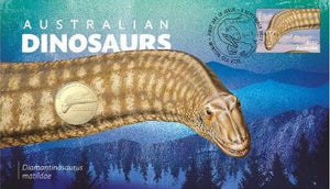 2022 Australian Dinosaurs Diamantinasaurus matildae $1 PNC