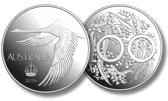 2024 Swan Dollar Pattern Crown – Silver Proof