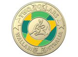 2019 Wallabies $2 Coloured $2 Coin Pack