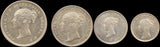 1845 Silver Maundy Coin Set Victoria