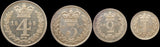 1845 Silver Maundy Coin Set Victoria