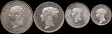 1877 Silver Maundy Coin Set Victoria