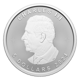 2024 1oz Silver Coin – Treasured Silver Maple Leaf First Strikes: Polar Bear Privy