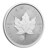 2024 1oz Silver Coin – Treasured Silver Maple Leaf First Strikes: Year of the Dragon Privy Mark