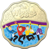 2021 The Wiggles 30 Years - 30c Coloured Scalloped Two Coin Set