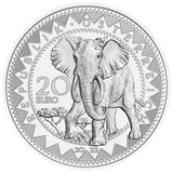 2022 The Serenity of the Elephant 20€ Silver Proof Coin
