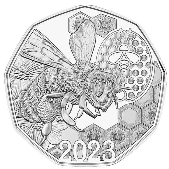 2023 Austrian Honey Bee Waggle Dance 1/4oz Silver Coin