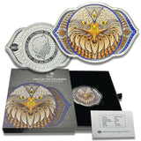 2023 Phil Lewis - 2oz Pure Silver Coin Eagle of the 6th Chakra