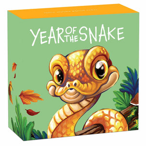 2025 Lunar Year of the Snake 50c Baby Snake Colour 1/2oz Silver Proof Coin