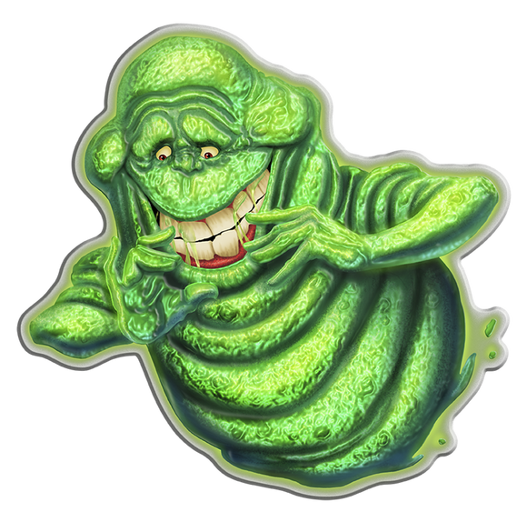 2024 Ghostbusters 2oz Silver Slimer Shaped Coin