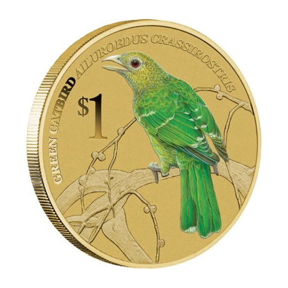 2013 Australian Songbirds The Green Catbird $1