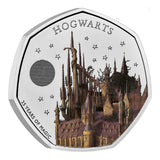 GB 2023 Hogwarts School 50p Coloured Brilliant Uncirculated Coin