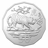 2022 Lunar Year of the Tiger 50c PNC