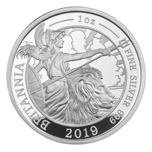 The Britannia 2019 UK One Ounce Silver Proof Coin