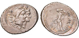 Mn. Cordius Rufus 46BC Silver Denarius VF