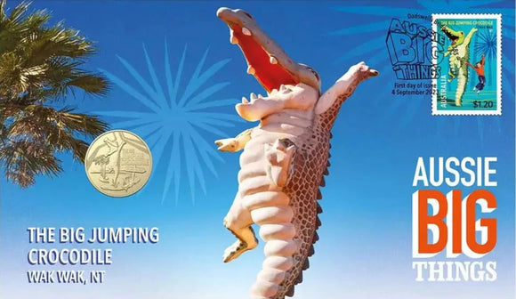 2023 $1 Aussie Big Things The Big Jumping Crocodile PNC