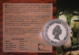 1993 Kookaburra 1oz Silver Coin in Card