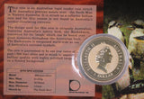1995 Kookaburra 1oz Silver Coin in Card