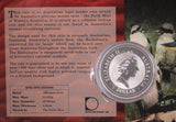 1996 Kookaburra 1oz Silver Coin in Card