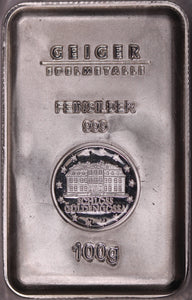 Geiger 100g Silver Bar