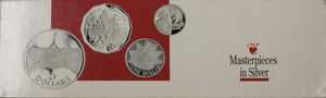 1988 Masterpieces in Silver Coin Set