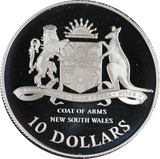 1987 State Series NSW Silver $10 Proof Coin