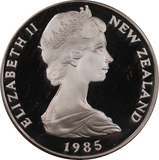 New Zealand 1985 Black Stilt $1 Silver Proof Coin