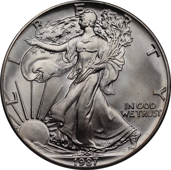 USA 1987 1oz Silver Eagle Coin