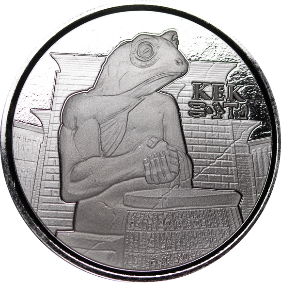 2022 Kek Egyptian God 1oz Silver Coin