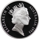 1993 Silver $5 Explorers - Abel Tasman Coin