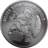 2023 Silver Backed Silver Shield BU 1oz Silver Round