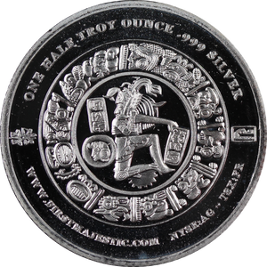 2021 First Majestic Mayan 1/2oz Silver Round