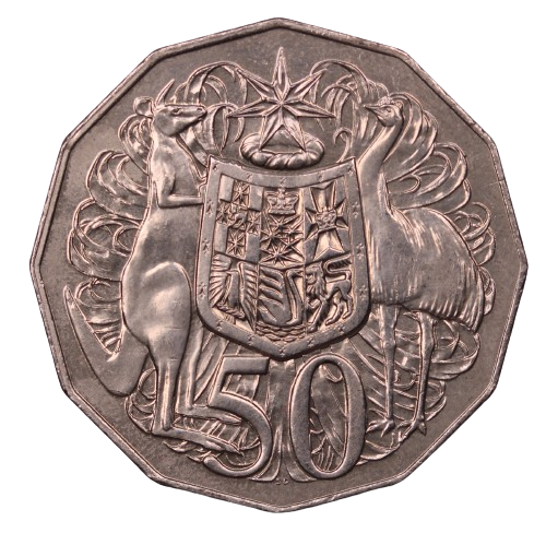 1999 Coat of Arms 50c Coin