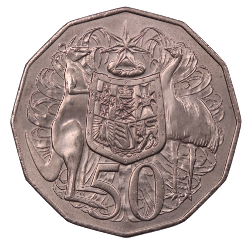 1983 Coat of Arms 50c Coin