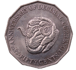 1991 Decimal Currency Anniversary 50c Coin