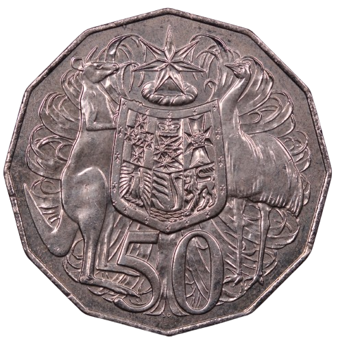 2007 Coat of Arms 50c Coin