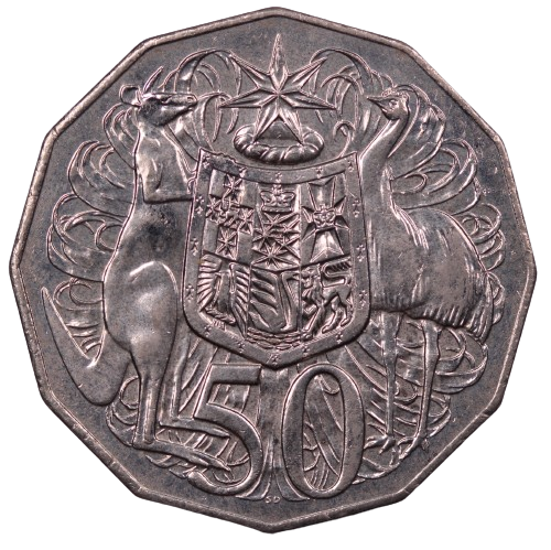 2009 Coat of Arms 50c Coin