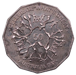 2010 Australia Day 50c Coin