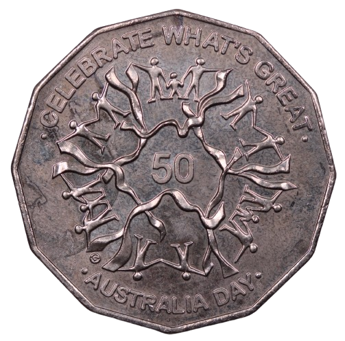 2010 Australia Day 50c Coin