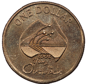 2002 Outback Australia $1 Coin