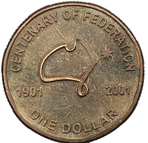 2001 Federation $1 Coin