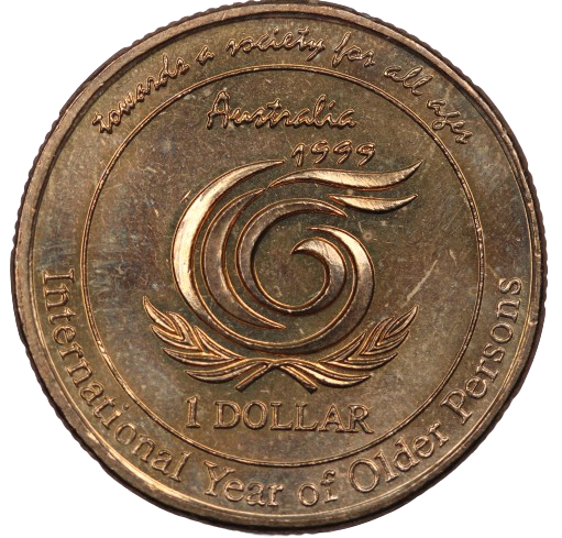 1999 Year of Older Persons $1 Coin