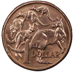 1998 Mob of Roos $1 Coin