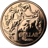 2015 Mob of Roos $1 Coin